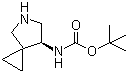 结构式 CAS# 127199-45-5, (7S)-5-氮杂螺[2.4]庚烷-7-基氨基甲酸叔丁酯