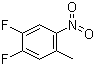 结构式 CAS# 127371-50-0, 2-硝基-4,5-二氟甲苯