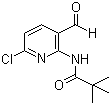 结构式 CAS# 127446-34-8, N-(6-氯-3-甲酰基吡啶-2-基)三甲基乙酰胺