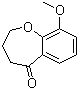 9-Methoxy-3,4-dihydrobenzo[b]oxepin-5(2H)-one molecular structure (CAS 127557-08-8)