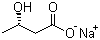 structure of CAS# 127604-16-4, (S)-(+)-3-Hydroxybutyric acid sodium salt