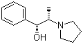 structure of CAS# 127641-25-2, (1R,2S)-1-Phenyl-2-(1-pyrrolidinyl)-1-propanol;(1R,2S)-1-Phenyl-2-(1-pyrrolidinyl)propan-1-ol