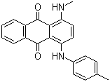 structure of CAS# 128-85-8, Solvent Blue 11;Sudan Blue; 1-(Methylamino)-4-(4-methylanilino)anthracene-9,10-dione