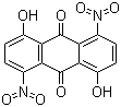 1,5-Dihydroxy-4,8-dinitroanthraquinone molecular structure (CAS 128-91-6)