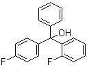 (2-Fluorophenyl)(4-fluorophenyl)phenylmethanol molecular structure (CAS 128092-72-8)