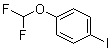 结构式 CAS# 128140-82-9, 1-(二氟甲氧基)-4-碘苯