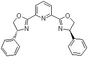 2,6-Bis[(4R)-4-phenyl-2-oxazolinyl]pyridine molecular structure (CAS 128249-70-7)