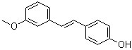 structure of CAS# 128294-46-2, 4-[(1E)-2-(3-Methoxyphenyl)ethenyl]phenol;(E)-4-Hydroxy-3'-methoxystilbene