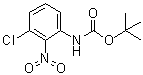 structure of CAS# 1283176-45-3, N-(3-Chloro-2-nitrophenyl)carbamic acid 1,1-dimethylethyl ester
