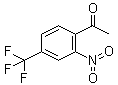 structure of CAS# 128403-22-5, 1-(2-Nitro-4-trifluoromethylphenyl)ethanone