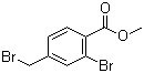 Methyl 2-bromo-4-bromomethylbenzoate molecular structure (CAS 128577-48-0)