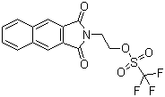 1,1,1-Trifluoromethanesulfonic acid 2-(1,3-dihydro-1,3-dioxo-2H-benz[f]isoindol-2-yl)ethyl ester molecular structure (CAS 128651-50-3)