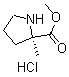 2-Methyl-D-proline methyl ester hydrochloride molecular structure (CAS 1286768-32-8)