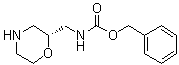 N-[(2R)-2-Morpholinylmethyl]carbamic acid phenylmethyl ester molecular structure (CAS 1286768-73-7)