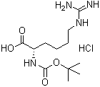 Boc-L-Homoarginine hydrochloride molecular structure (CAS 128719-65-3)