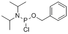 Benzyl-N,N-diisopropylchlorophosphoramidite molecular structure (CAS 128753-68-4)