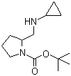 结构式 CAS# 1289387-44-5, 2-[(环丙基氨基)甲基]-1-吡咯烷甲酸叔丁酯