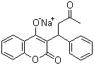 Warfarin sodium  molecular structure (CAS 129-06-6)