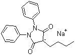 Sodium butazolidine molecular structure (CAS 129-18-0)