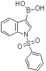 1-Benzenesulfonyl-1H-indole-3-boronic acid molecular structure (CAS 129271-98-3)