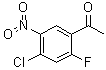 结构式 CAS# 1292836-16-8, 1-(4-氯-2-氟-5-硝基苯基)乙酮