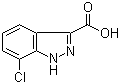 structure of CAS# 129295-32-5, 7-Chloro-3(1H)-indazolecarboxylic acid