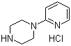 结构式 CAS# 129394-11-2, 1-(2-吡啶基)哌嗪盐酸盐