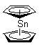 Stannocene molecular structure (CAS 1294-75-3)