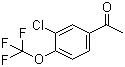 结构式 CAS# 129604-27-9, 3'-氯-4'-三氟甲氧基苯乙酮