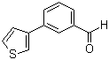 3-Thiophen-3-ylbenzaldehyde molecular structure (CAS 129746-42-5)