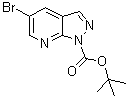 结构式 CAS# 1299607-55-8, 5-溴-1H-吡唑并[3,4-b]吡啶-1-羧酸叔丁酯