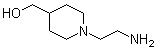 1-(2-Aminoethyl)-4-piperidinemethanol molecular structure (CAS 129999-62-8)