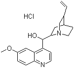 盐酸奎宁分子结构 (CAS 130-89-2)