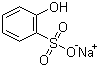 Sodium 2-hydroxybenzenesulfonate molecular structure (CAS 1300-51-2)