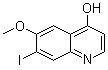 结构式 CAS# 1300031-68-8, 7-碘-6-甲氧基-4-喹啉醇