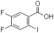 4,5-Difluoro-2-iodobenzoic acid molecular structure (CAS 130137-05-2)