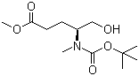 (S)-Methyl 4-(Boc-(methyl)amino)-5-hydroxypentanoate molecular structure (CAS 130205-54-8)