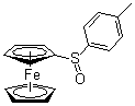 结构式 CAS# 130225-27-3, [(R)-(4-甲基苯基)亚磺酰]二茂铁