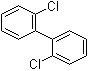structure of CAS# 13029-08-8, 2,2'-Dichloro-1,1'-biphenyl;2,2'-Dichlorobiphenyl; 2,2'-Dichlorodiphenyl; NSC 59902; PCB 4; o,o'-Dichlorobiphenyl