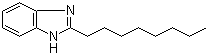 structure of CAS# 13060-24-7, 2-Octylbenzimidazole;2-Octyl-1H-benzimidazole
