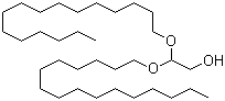 1,2-O-双十六烷基-rac-甘油分子结构 (CAS 13071-60-8)