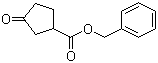 3-Oxocyclopentanecarboxylic acid phenylmethyl ester molecular structure (CAS 130761-99-8)