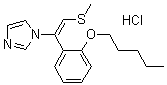 structure of CAS# 130773-02-3, Neticonazole hydrochloride;SS 717