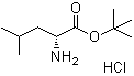 structure of CAS# 13081-32-8, D-Leucine tert-butyl ester hydrochloride;(R)-2-Amino-4-methylpentanoic acid tert-butyl ester hydrochloride salt