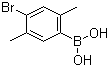 结构式 CAS# 130870-00-7, 4-溴-2,5-二甲基苯硼酸