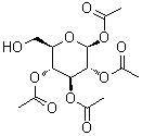 结构式 CAS# 13100-46-4, 1,2,3,4-四-O-乙酰基-beta-D-葡萄糖
