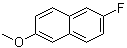 2-氟-6-甲氧基萘分子结构 (CAS 13101-89-8)