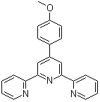 结构式 CAS# 13104-56-8, 4'-(对甲氧基苯基)-2,2':6',2''-三联吡啶