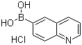 structure of CAS# 1310403-86-1, Quinolin-6-ylboronic acid hydrochloride