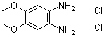 structure of CAS# 131076-14-7, 4,5-Dimethoxy-1,2-phenylenediamine dihydrochloride;4,5-Dimethoxybenzene-1,2-diamine dihydrochloride